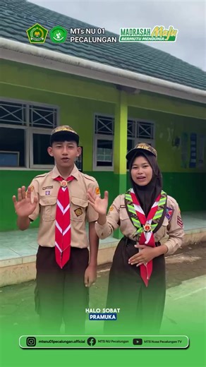 Pelantikan SKU Tingkat Terap #mtsnu01pecalungan #pelantikan #pramuka