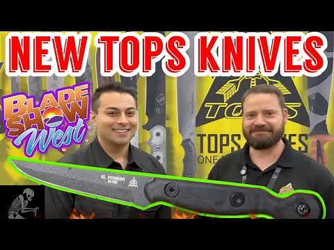 TOPS Knives UNVEILS Insane NEW Blades at Blade Show West! 🔥 Must-See Gear for 2024!