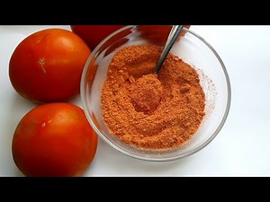 How to Make Tomato Powder at Home| HOMEMADE TOMATO POWDER ‪@GrowFlavors‬