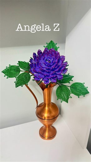 French Beaded Dahlia Flower - Etsy