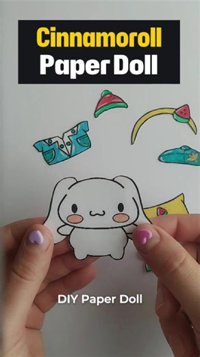 Cinnamoroll Paper Doll Dress-Up Guide