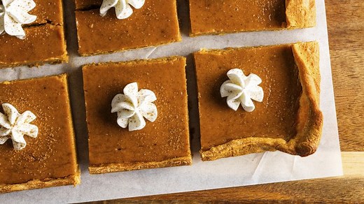 Easy Pumpkin Pie Bars Recipe