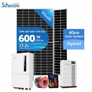 [Hot Item] Schutten Solar Energy 10kw 20kw Solar System 40kw 50kw PV Solar Panels System