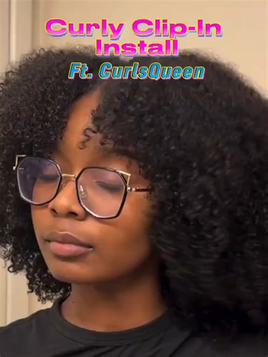 Tried curly clip ins for the first time & had yall thinking it was all mine! Search your perfect match hair extensions at link below www.curlsqueen.com SKU: CQ109 Hair length: 20 inches Texture: Water Kinky Coily (4a/4b Hair Texture) #curlsqueen #clipins #naturalhair #curlyhairextensions #curlyhair #waterkinkycoily
