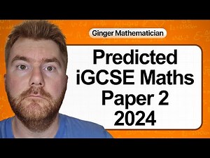 iGCSE 0580 Maths Prediction Paper 2 May 2024