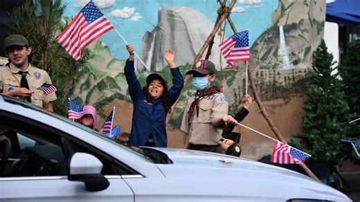 ‘We understand why we’re free.’ Merced celebrates Veterans Day with drive-through parade