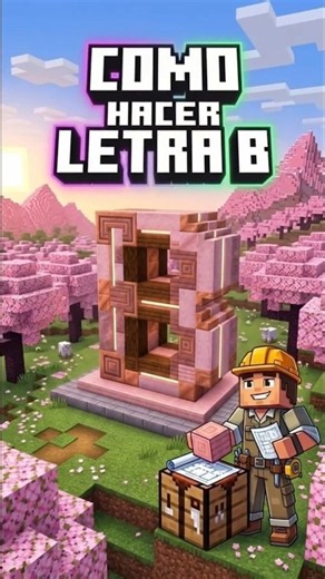 🔤 How to Make the Letter B Logo in Minecraft