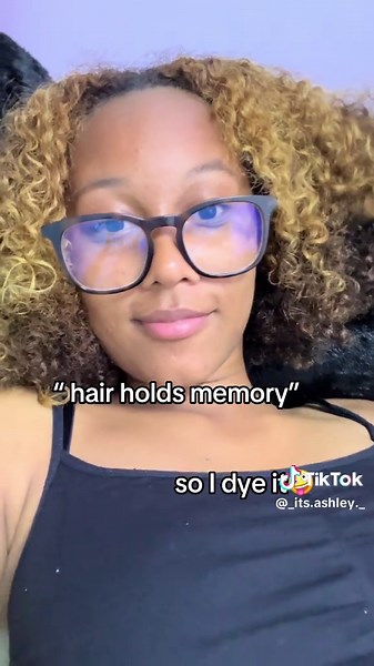 Exploring Hair Memory Through Creative Dyeing