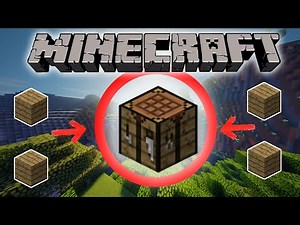 Comment fabriquer une table de craft sur minecraft!