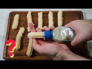 Como preparar Churros caseros con una BOTELLA