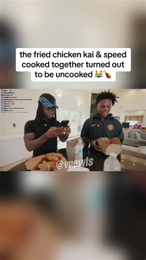 Kai Cenat and IShowSpeed's Fried Chicken Taste Test