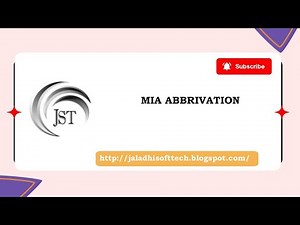 MIA ABBREVIATION (FULL FORM / SHORT FORM)