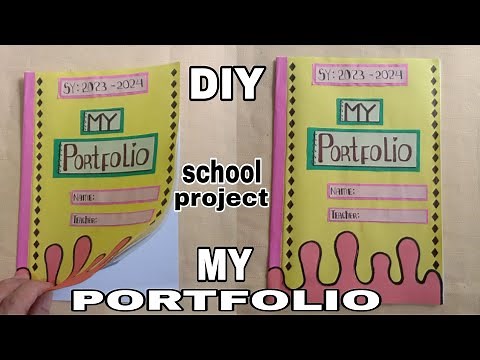HOW TO MAKE A PORTFOLIO DAY FOR BEGINNERS SCHOOL PROJECT