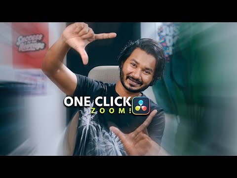 One Click Magic Zoom Effect in DaVinci Resolve