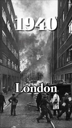 Firefighters During the London Blitz — 1940