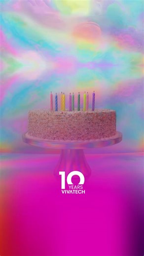 A new year, a big milestone: 10 years of VivaTech ✨ Thanks to our community and partners for a decade of tech, business and bold ideas. We couldn’t have done it without you. 2026 starts now and we can’t wait to start shaping the next 10 years of innovation together at #VivaTech in June! Happy New Year from the entire VivaTech team 🫶 | Viva Technology