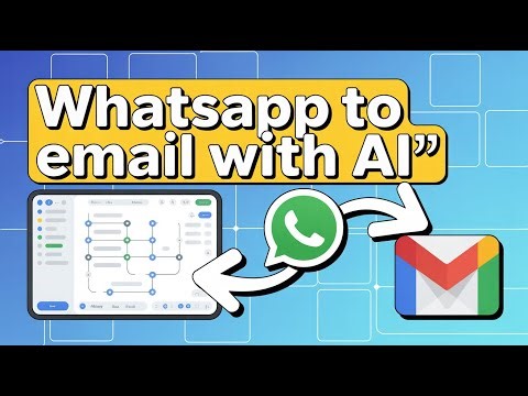 How to Automate Email Campaigns Using WhatsApp and n8n | Full Workflow Tutorial