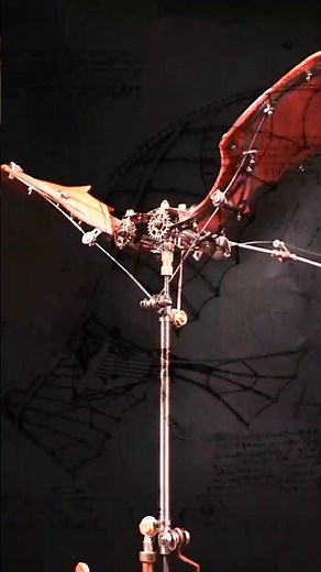 Steam Ornithopter-The Charm of Classic Engineering Meets Da Vinci’s Flying Dream
