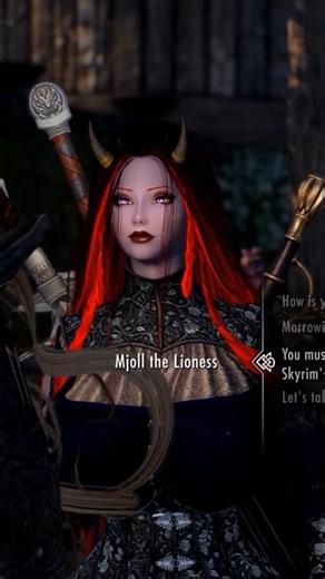 🛡️ Skyrim – Honor and Adventure with Mjoll the Lioness! #shorts #shortsfeed #skyrimse #mods