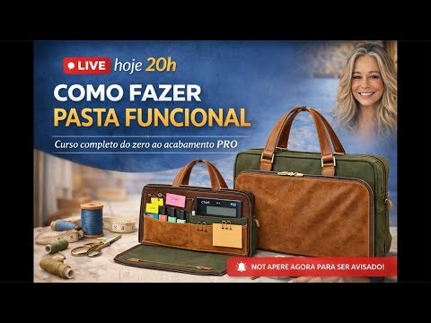 COMO FAZER PASTA FUNCIONAL (LINDA E SUPER VENDÁVEL) | AULA AO VIVO