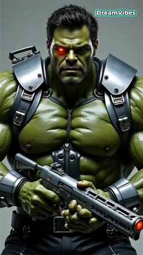 Hulk as Terminator | Epic AI Fusion | Hulk vs Terminator Look