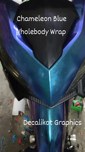 Click v2 Wholebody wrap Chameleon Blue One day Install any types of unit pwede niyo po I walkin sa shop 📍A Mabini Sanggandaan Caloocan 📍Regalado Fairview QC 📞09668139515 | Decalikot graphics Main Page