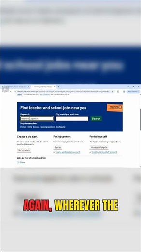 UK Teaching Visa: Find Your Sponsored Job!