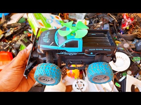 How to make awesome ideas from scrap toys / breaking & opening electronics gadgets//dc motor fan