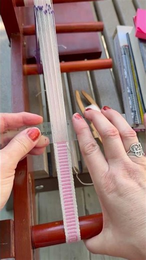 Inkle loom - basic in between section