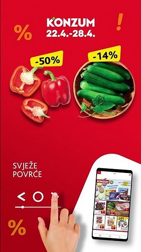 Ne propusti novu ponudu u Konzumu! #konzum #katalog