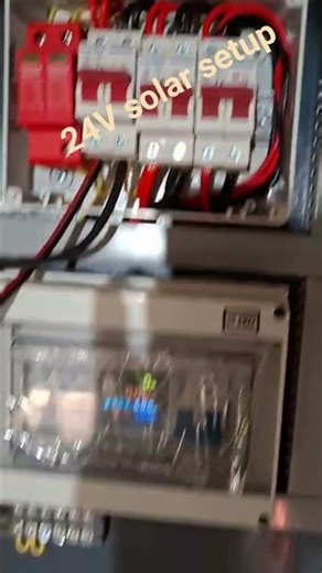 Solar setup 24V #solarsetup #diysolar #inverter #diysolarpanels