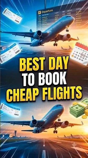 Best Day to Book Cheap Flights #travel