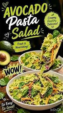 🥑 WOW! Avocado Pasta Salad | So Easy & So Tasty!