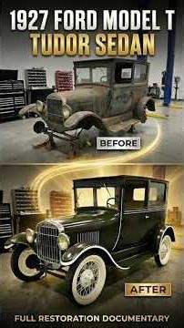 1927 ford model T tudor Sedan #cars #restoration #ford