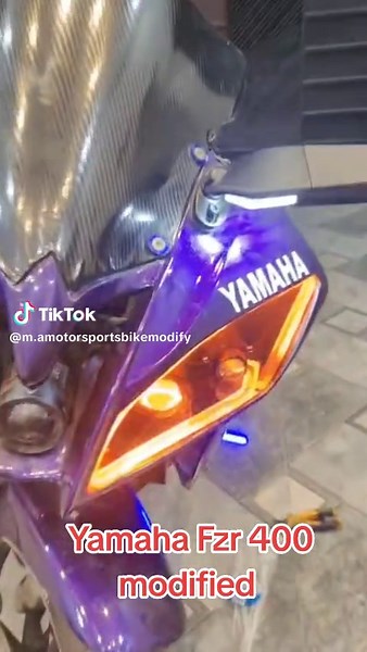 Yamaha fzr 400 modified into Yamaha R6