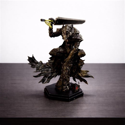 Berserk Guts Berserker Armor Figure - Dark Fantasy Anime Collectible Statue & Manga Desk Decor