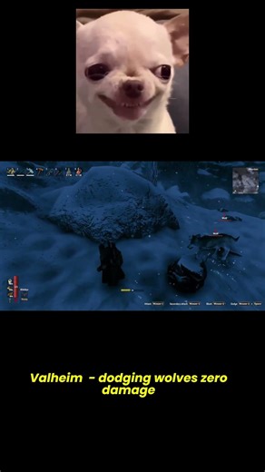 Valheim - Dodging wolves - zero damage