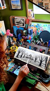 Happy Halloween 🎃 Una escena de la película Monster House con acuarela ✨ ¿Ya vieron esta película? . . . #global_sketchers #halloweenart #illustration #illustration_daily #acuarela #watercolor #drawings #hauntedhouse #watercolors | Artch. by Dania García