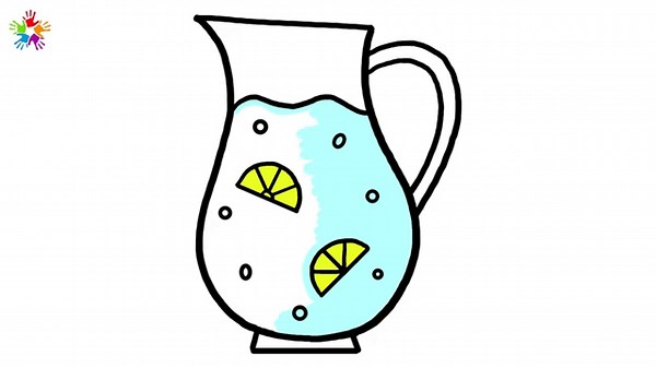 How to draw cute Jug|Easy J for Jug drawing and colouring for kids and toddlers.
