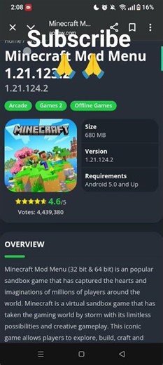 Minecraft 1.21 Mod_Menu