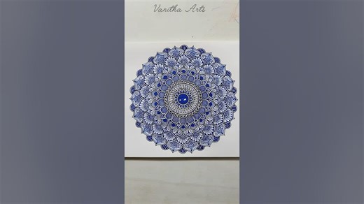 How to draw a Mandala Art for Beginners Step-by-Step Tutorial