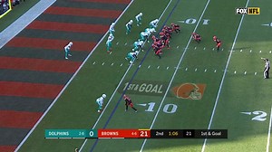 Kareem Hunt breaks outside for first TD as a Brown