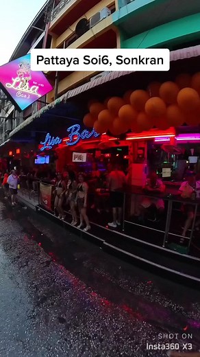 💦🎉 Welcome to Soi 6 Pattaya - the ultimate #Sonkran splash zone! 😎🌴 Dive into the heart of the action as we celebrate Thailand’s biggest water festival! 🇹🇭💧 Prepare for epic water fights, street parties, and pure fun in the sun! ☀️😍 Get ready to make a splash and #HappySonkran everyone! 🎊💙 #Soi6Pattaya #WaterFight #SplashZone #Thailand #Pattaya #PartyTime #SonkranFestival #WetAndWild #WaterWars #Celebrate #ThaiNewYear #FunInTheSun #BucketList #TravelGoals #soi6girls #soi6bars 🌏🤽‍♂️💃