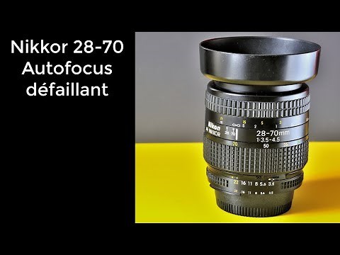 Réparation objectif Nikon : Autofocus défaillant