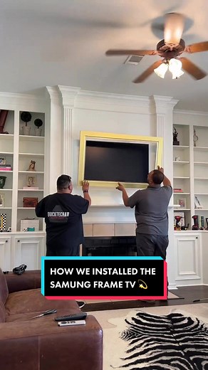 Samsung Frame TV Install 💫 Check out how we installed the @samsungus frame tv! ✅ We used a 18” @legrandintegratedsolutions media panel to house all of the electronics including the Apple TV, power strip, and samsung one connect box! 🔌 If this video helped you or if you just enjoy watching our content be sure to drop some love 🫶🏽 and follow us at @quicktechav ❤️‍🔥 If you or someone you know would like something like this be sure to tag them 🏷️ or contact us at 979-571-5131 ☎️ We service all