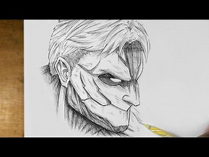How to draw Armored Titan - Attack on Titan season 4 Part 2