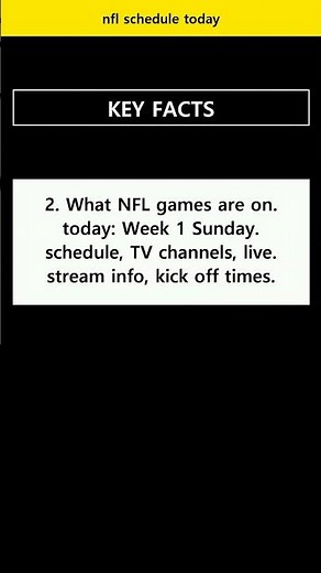 🔥 Why nfl schedule today is Trending #1 Right Now