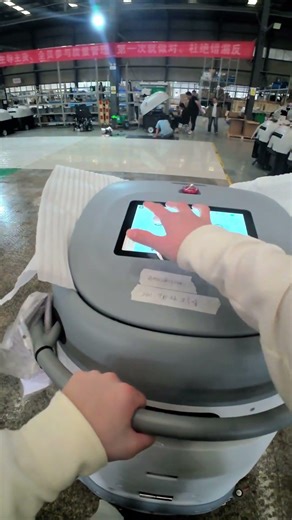 Autonomous Floor Cleaning Robot in Action | Smart Industrial Cleaning Robot Demo #cleaning #robot