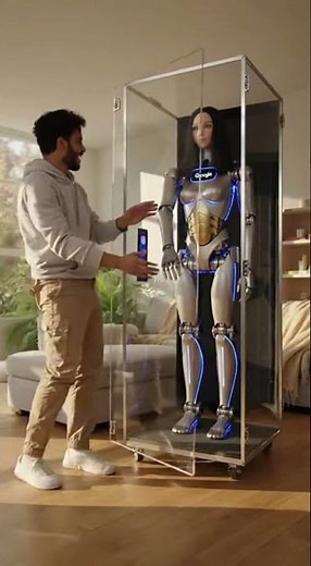 Purchased a humanoid robot from Google. Watch it learn tasks fast #robotics #AI #tech