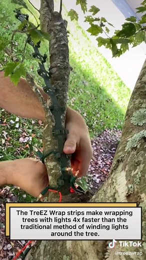 TreEZ Wrap: Faster Outdoor Light Wrapping Solution